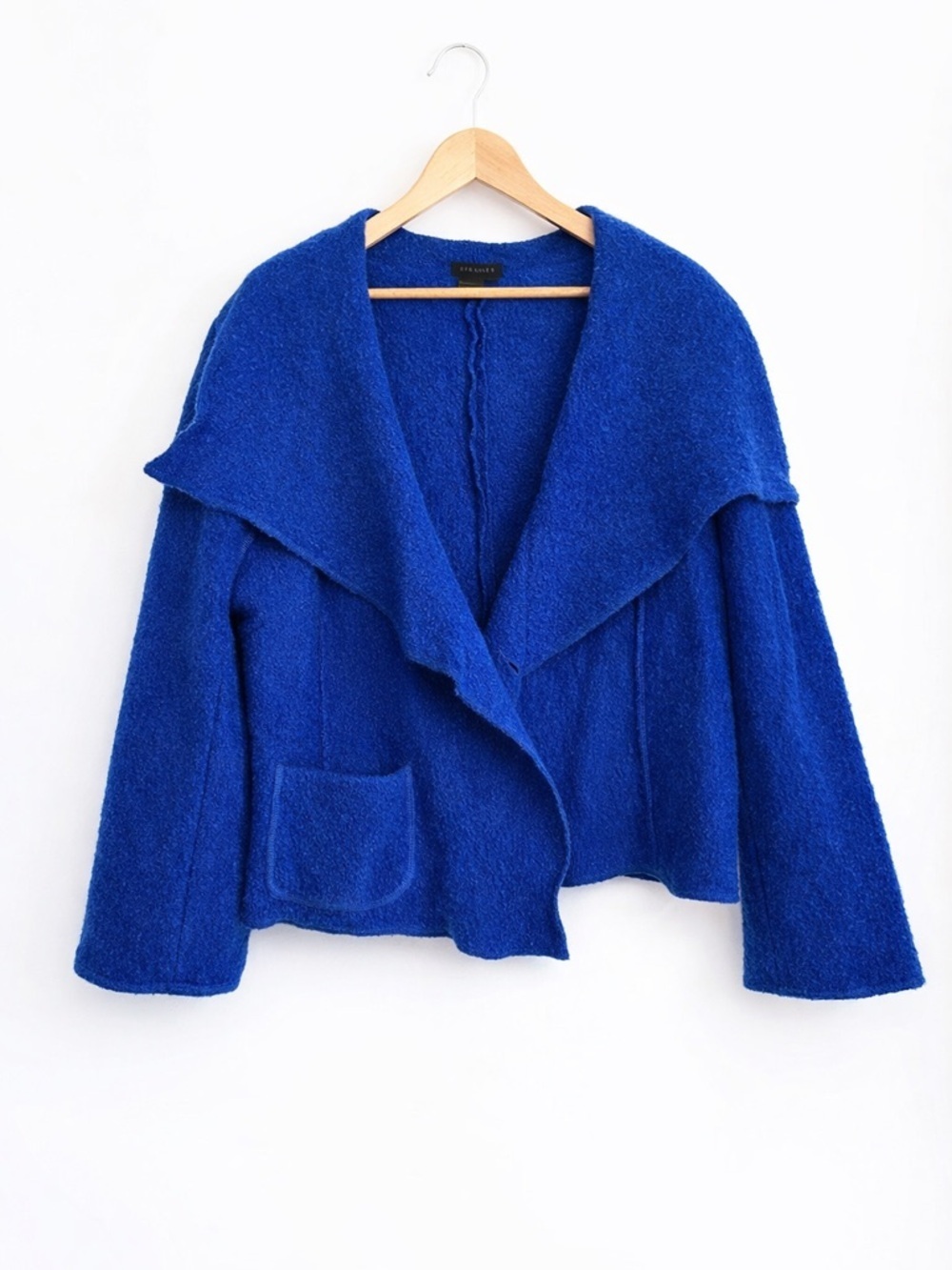 Vintage Royal Blue - 100% Wool Jacket - XL